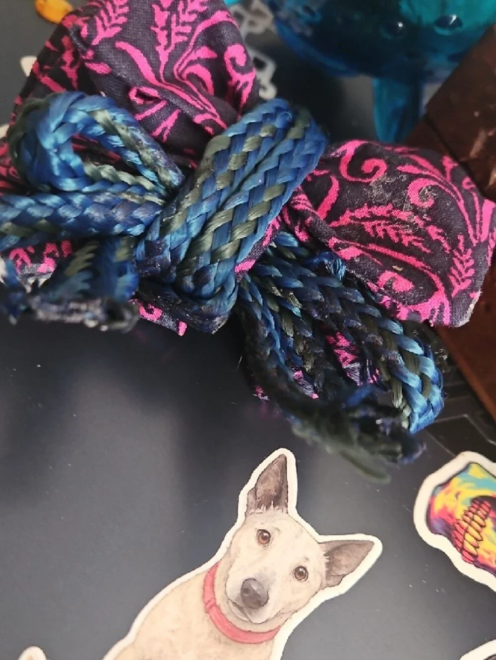 Handmade Dog Pet Collar Bow Tie Accent NEW